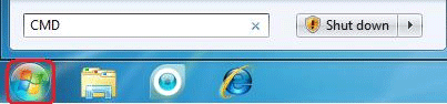 Windows 7 Start Button, Search Box